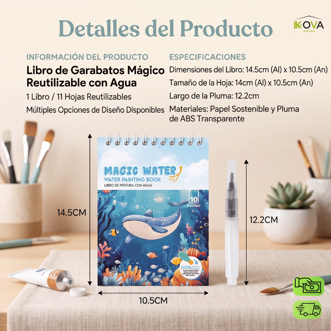 AquaMagic Book™ 2x1 Libro Mágico De Agua