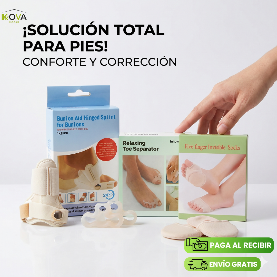 SoleRelief™ Combo Tres En Uno Para Pies