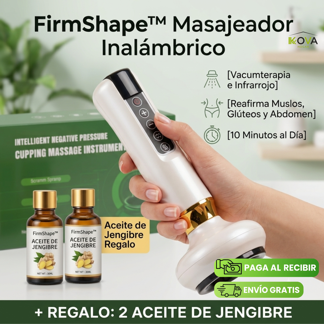 FirmShape™Masajeador Anticelulitis Con Infrarrojo Corporal + Regalo 2 Aceites