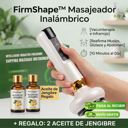 FirmShape™Masajeador Anticelulitis Con Infrarrojo Corporal + Regalo 2 Aceites