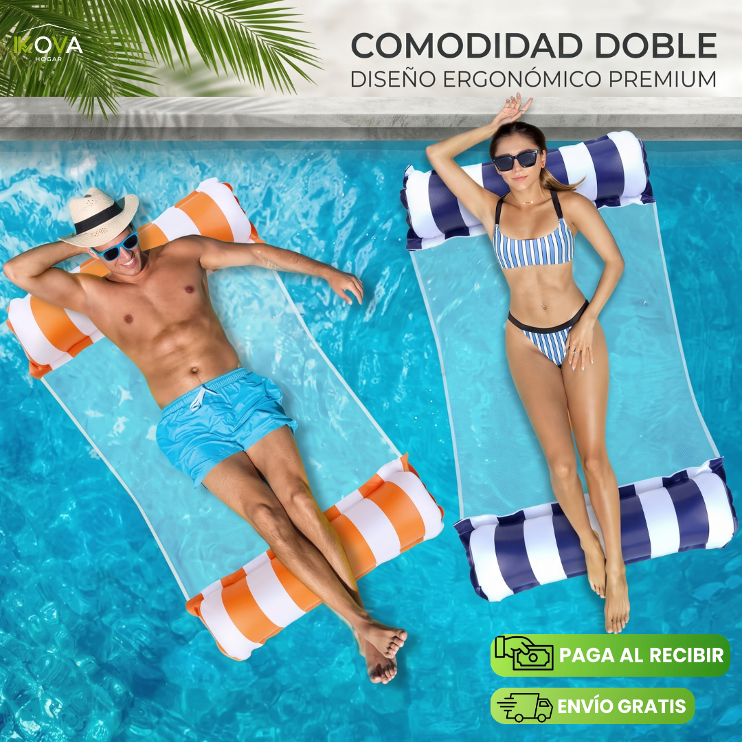 FactoryChill Pack™ 2 Hamacas Inflables Calidad Premium