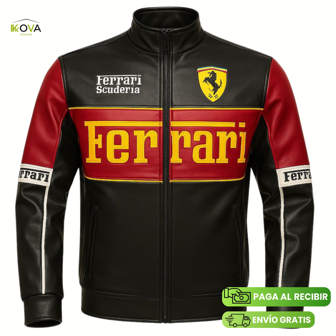 Velocity Red™ Chaqueta Ferrari Importada Premium