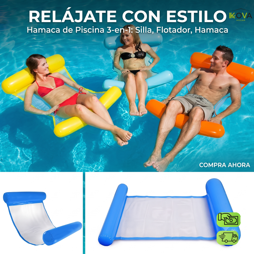 FactoryChill Pack™ 2 Hamacas Inflables Calidad Premium