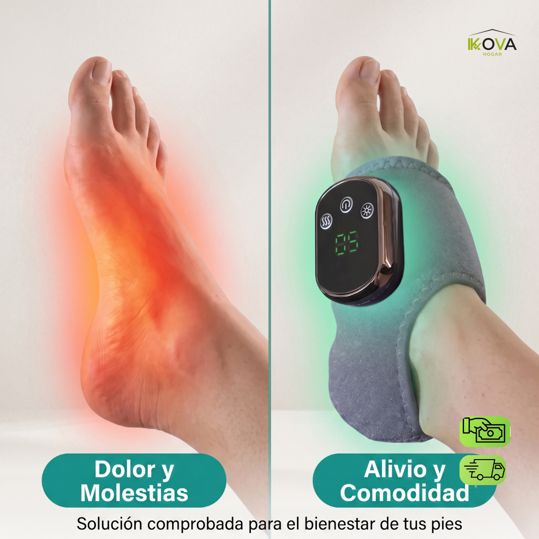 AnkleRelief™ Par de Masajeador Térmico Para Tobillo