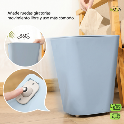 ZeroEffort™ Miniruedas Pegables Deslizamiento Instantáneo Pack x4 Und