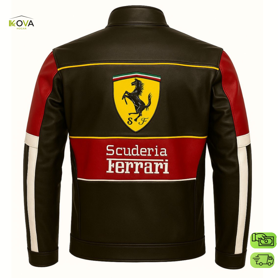 Velocity Red™ Chaqueta Ferrari Importada Premium