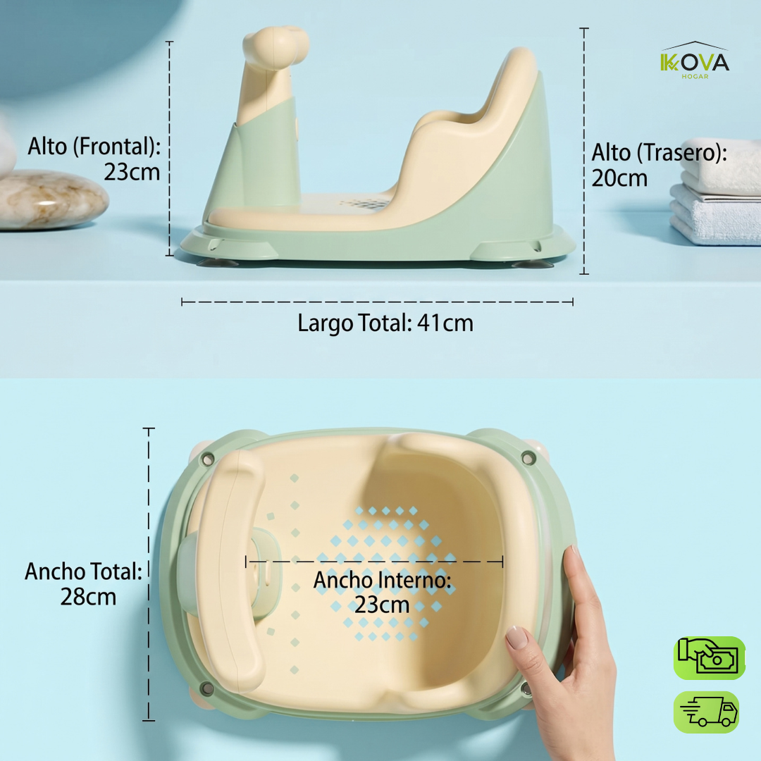 StayPut™ Silla antideslizante para tina, para bebé desde los 6 meses