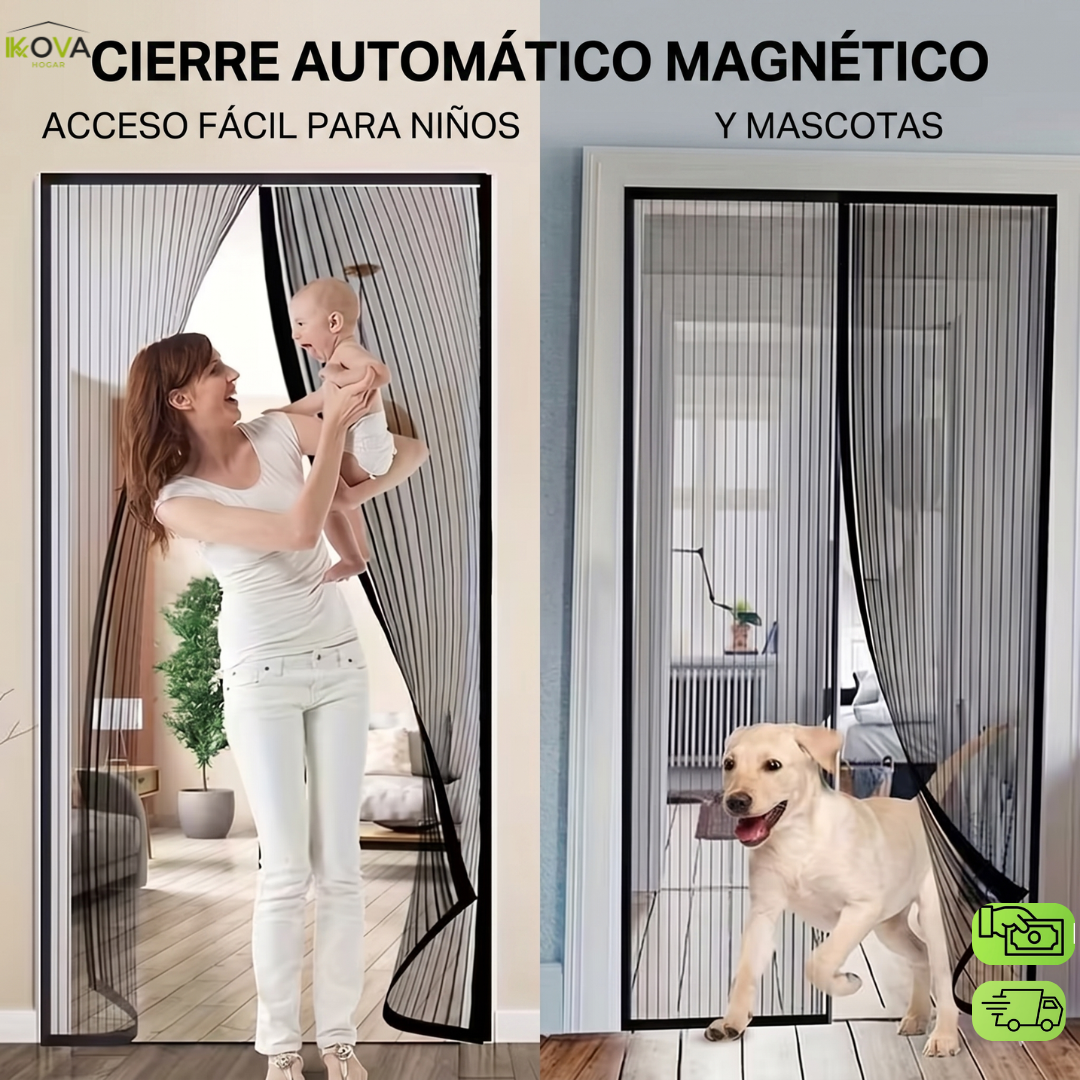 GuardFamily™ Cortina Magnética Antimosquitos Familiar