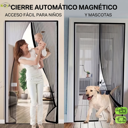 GuardFamily™ Cortina Magnética Antimosquitos Familiar
