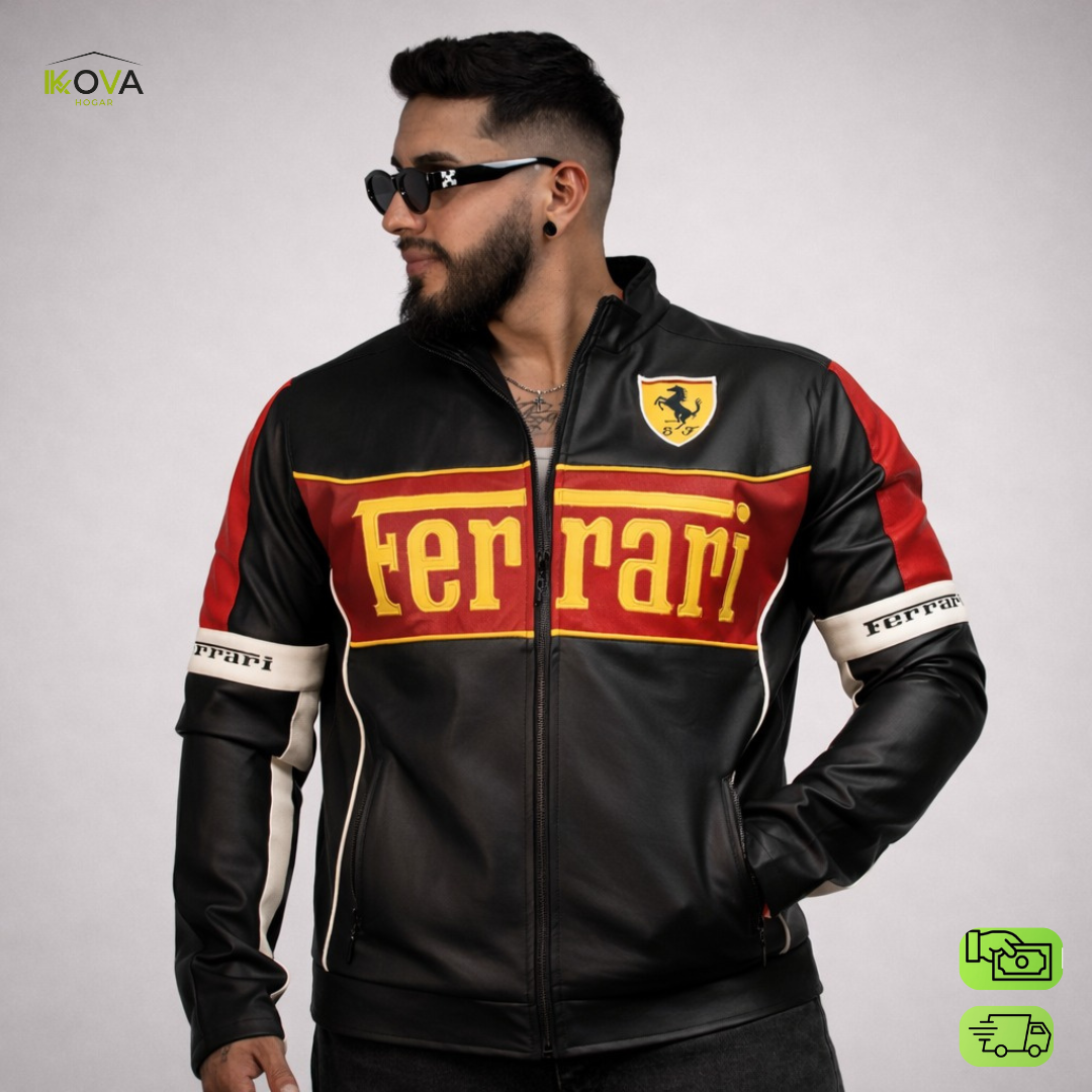 Velocity Red™ Chaqueta Ferrari Importada Premium