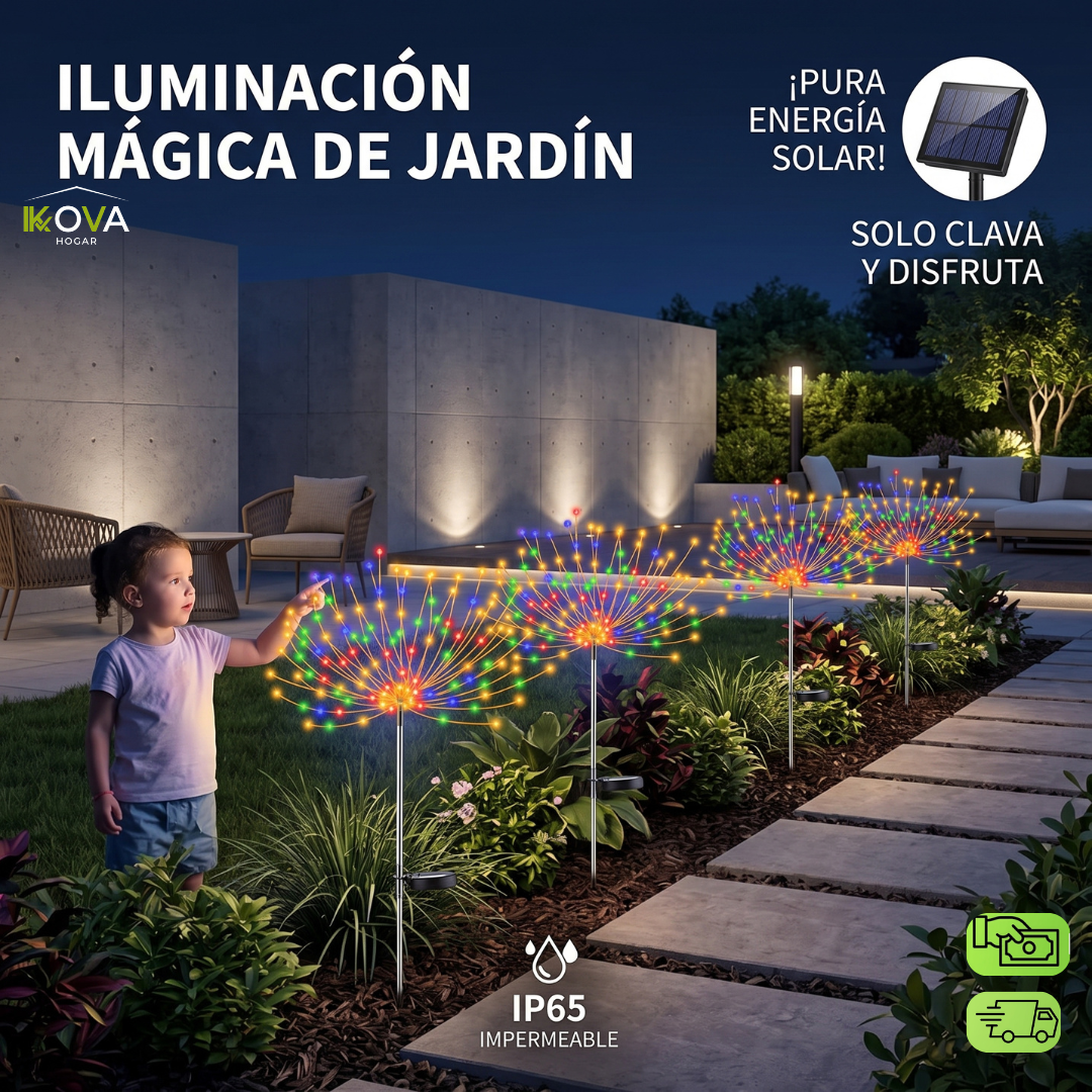 FireworkGlow™2x1 Luces Solares Para Jardín