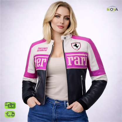 Scuderia Queen™ Chaqueta Ferrari Premium Para Dama