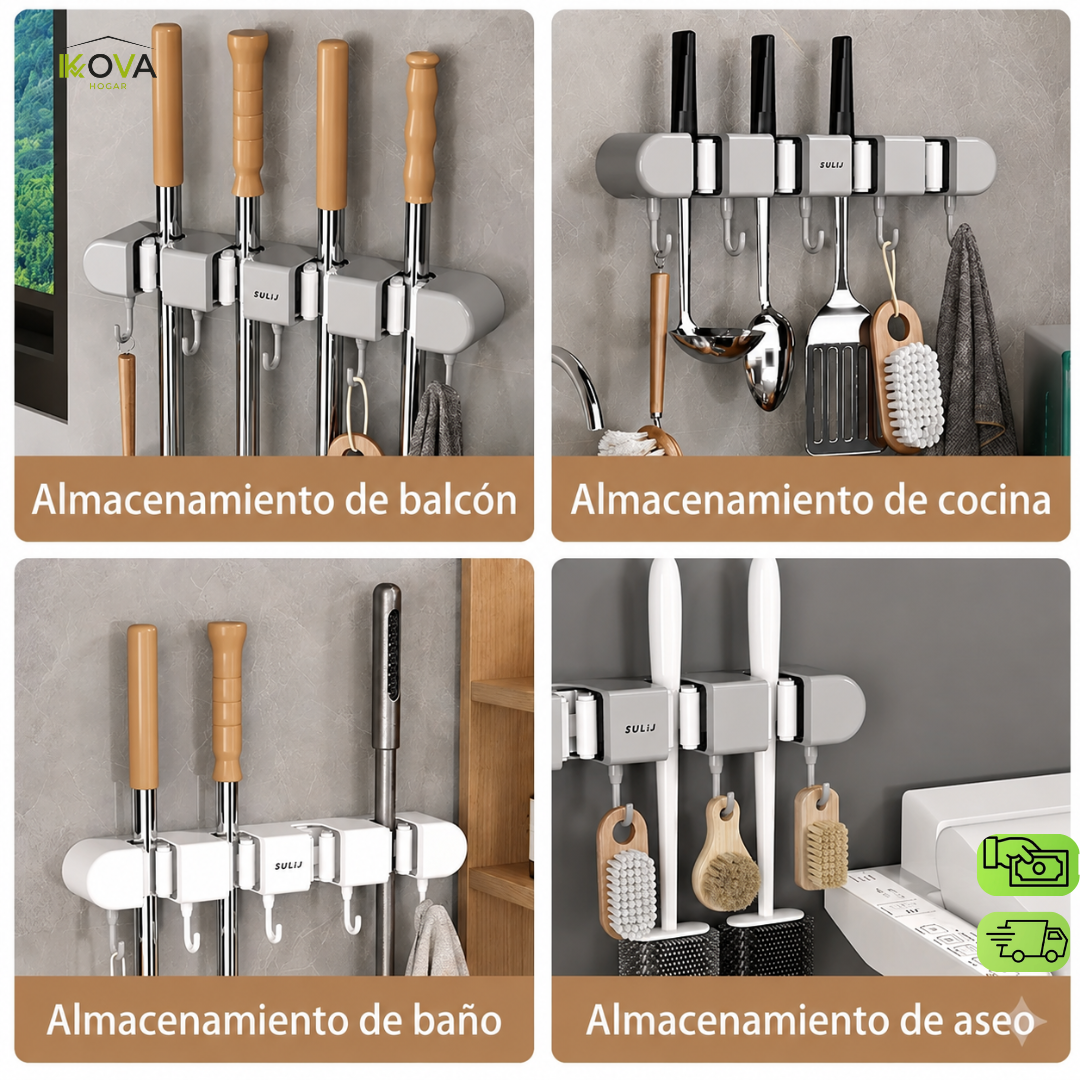 EasyMount™Soporte Adhesivo Para Escobas