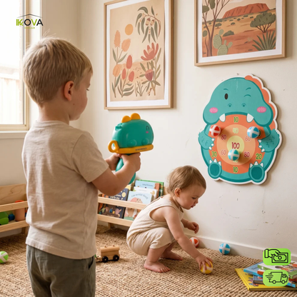 DinoDart™Juego Interactivo De Tiro Para la Familia