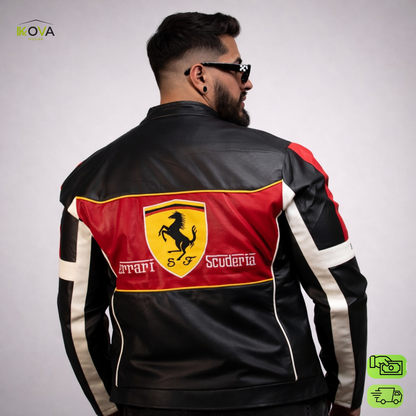 Velocity Red™ Chaqueta Ferrari Importada Premium