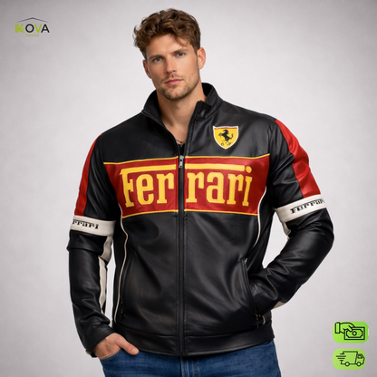 Velocity Red™ Chaqueta Ferrari Importada Premium