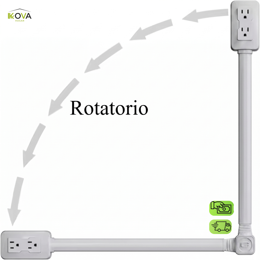 FlushPlug™ Adaptador Ultra Plano Versátil de 180°