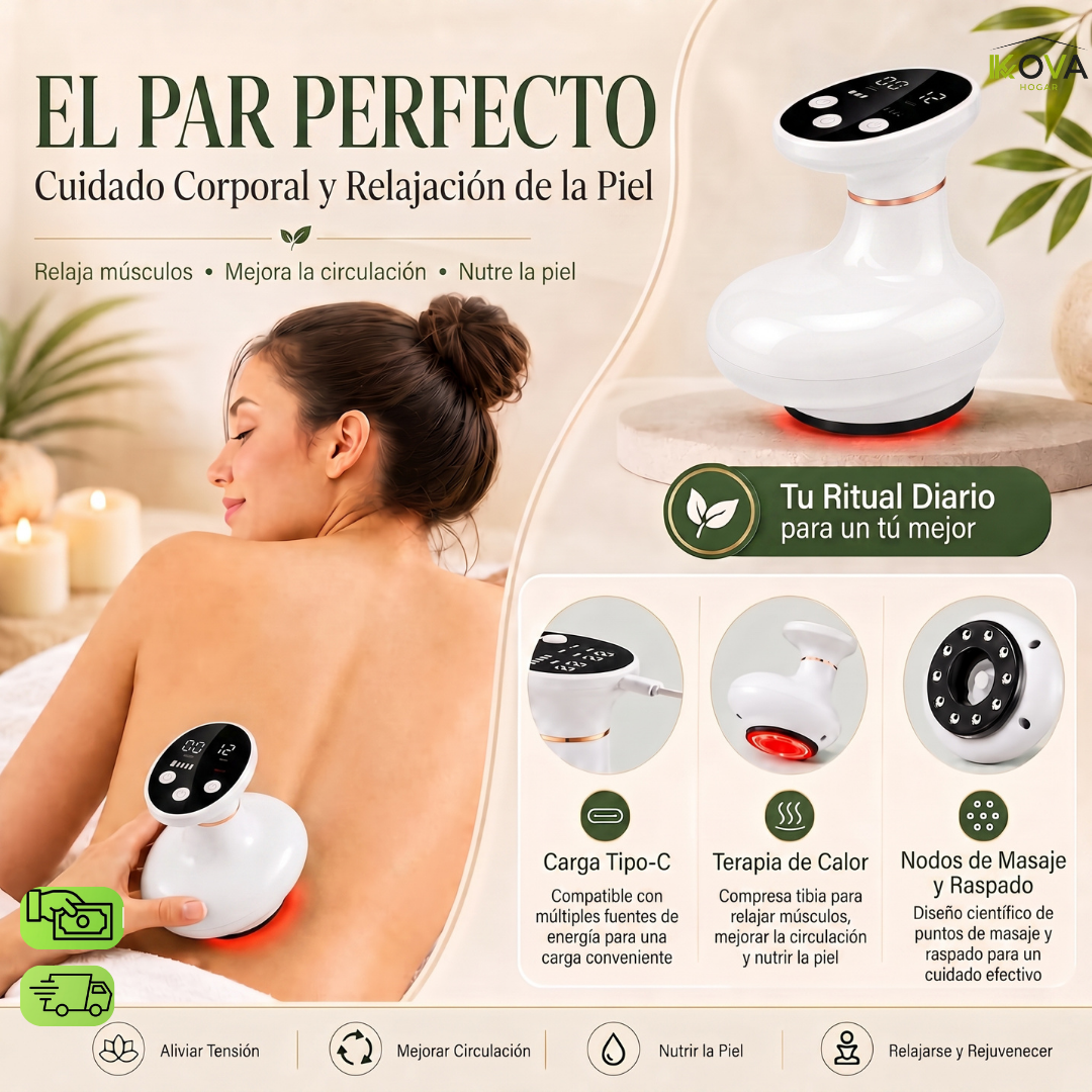CelluInfra™ Masajeador  Corporal Con Infrarrojos + 1 Aceite de Regalo