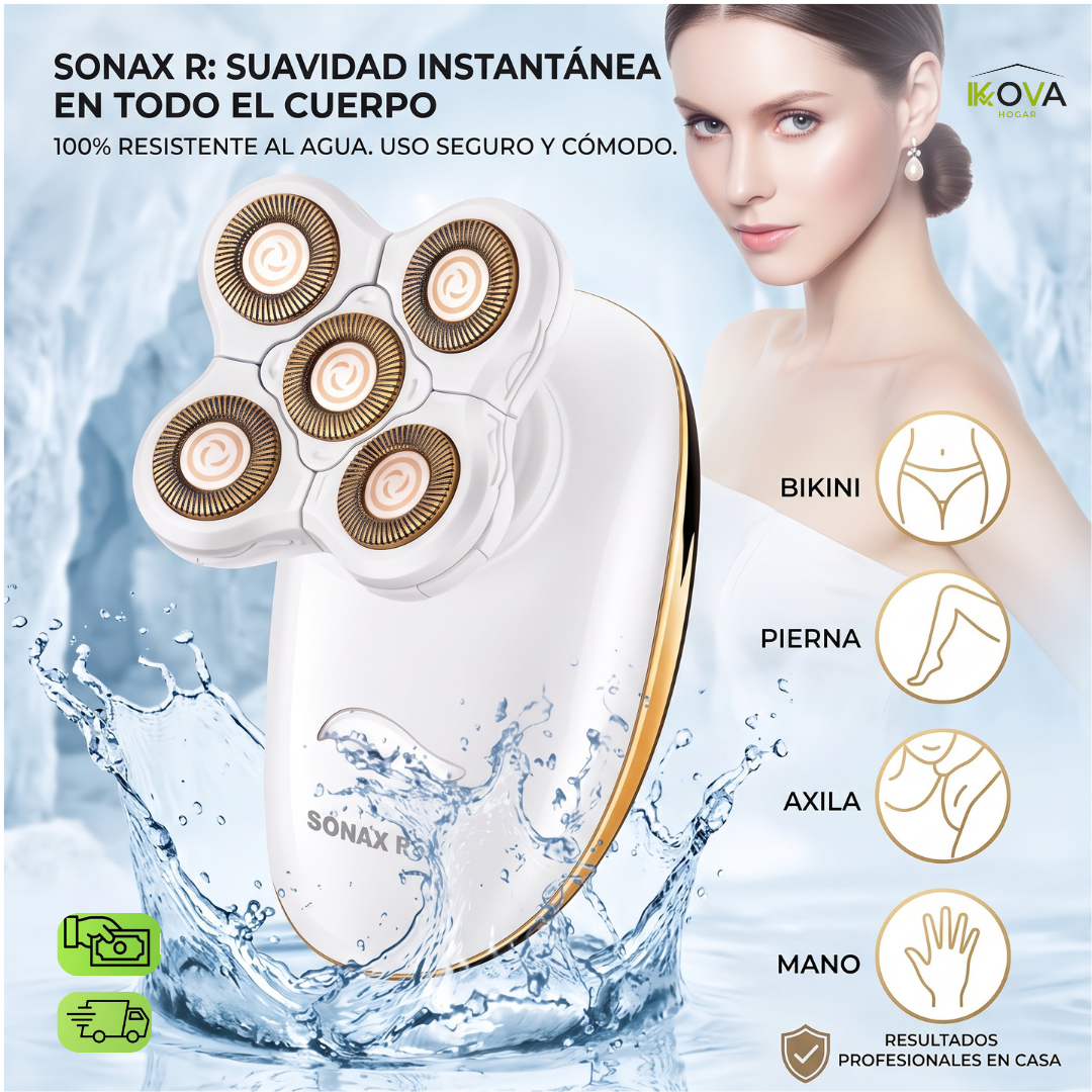 VelvetSilk Pro™Depiladora Eléctrica 5 en 1 Lavable Multifuncional