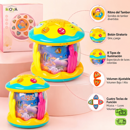 TummyTrack™ Proyector Musical Para Estimulación Temprana