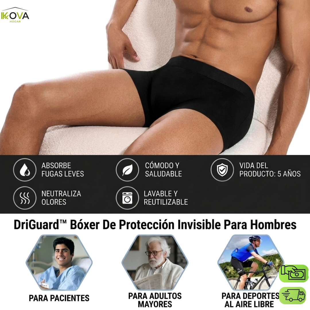 DriGuard™ Bóxer De Protección Invisible Para Hombres