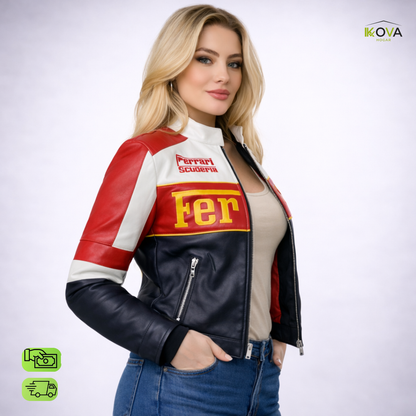 Scuderia Queen™ Chaqueta Ferrari Premium Para Dama