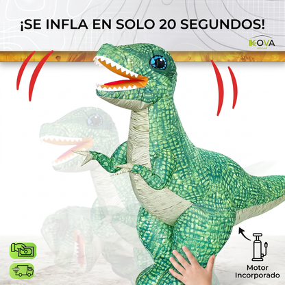 MegaRoar™ Dinosaurio Inflable Gigante Portátil A Control Remoto