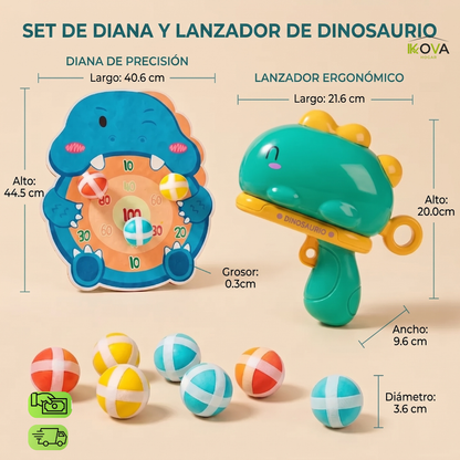 DinoDart™Juego Interactivo De Tiro Para la Familia