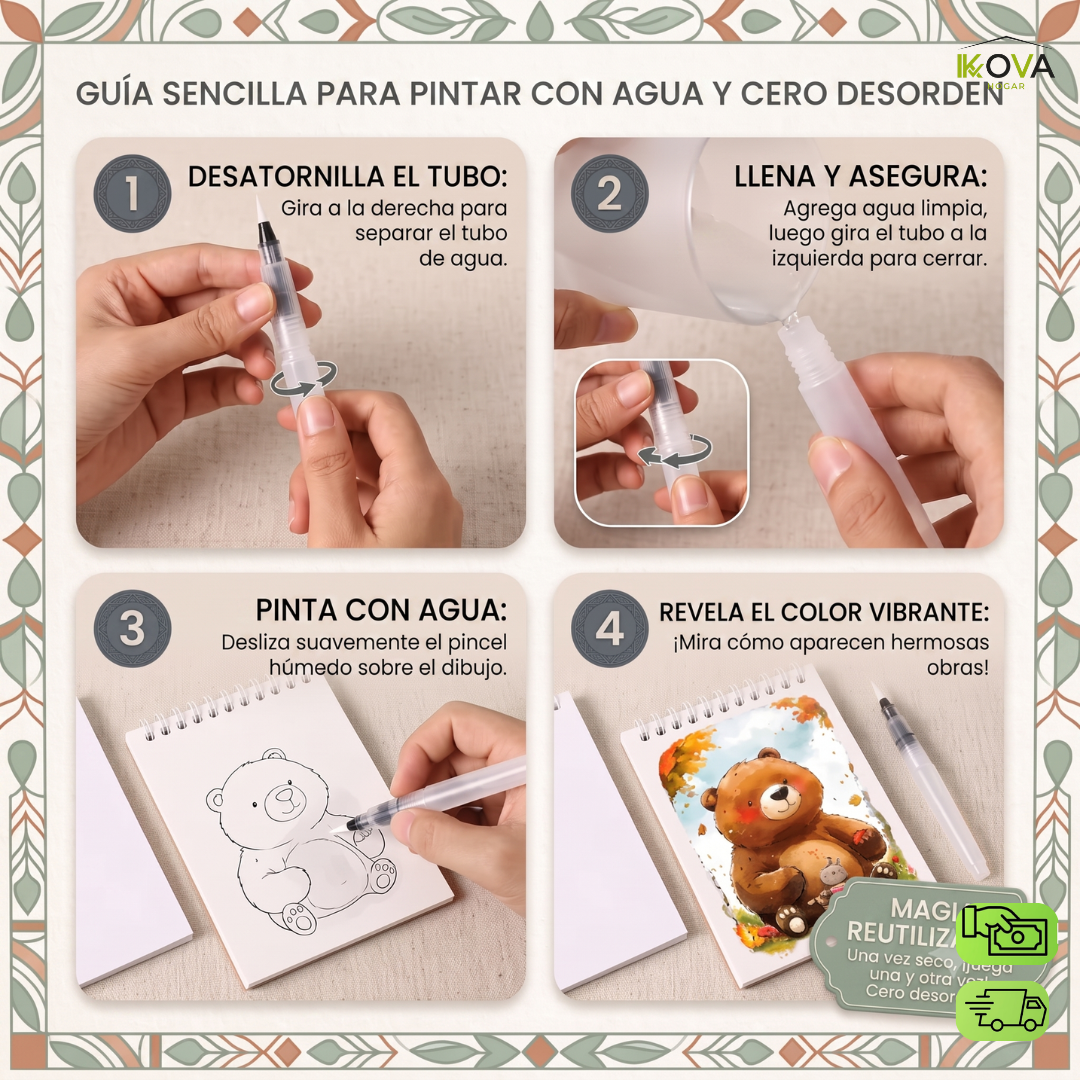 AquaMagic Book™ 2x1 Libro Mágico De Agua