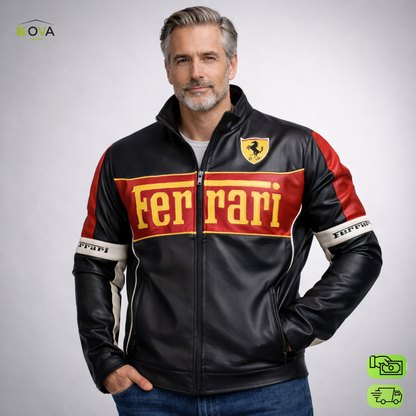 Velocity Red™ Chaqueta Ferrari Importada Premium