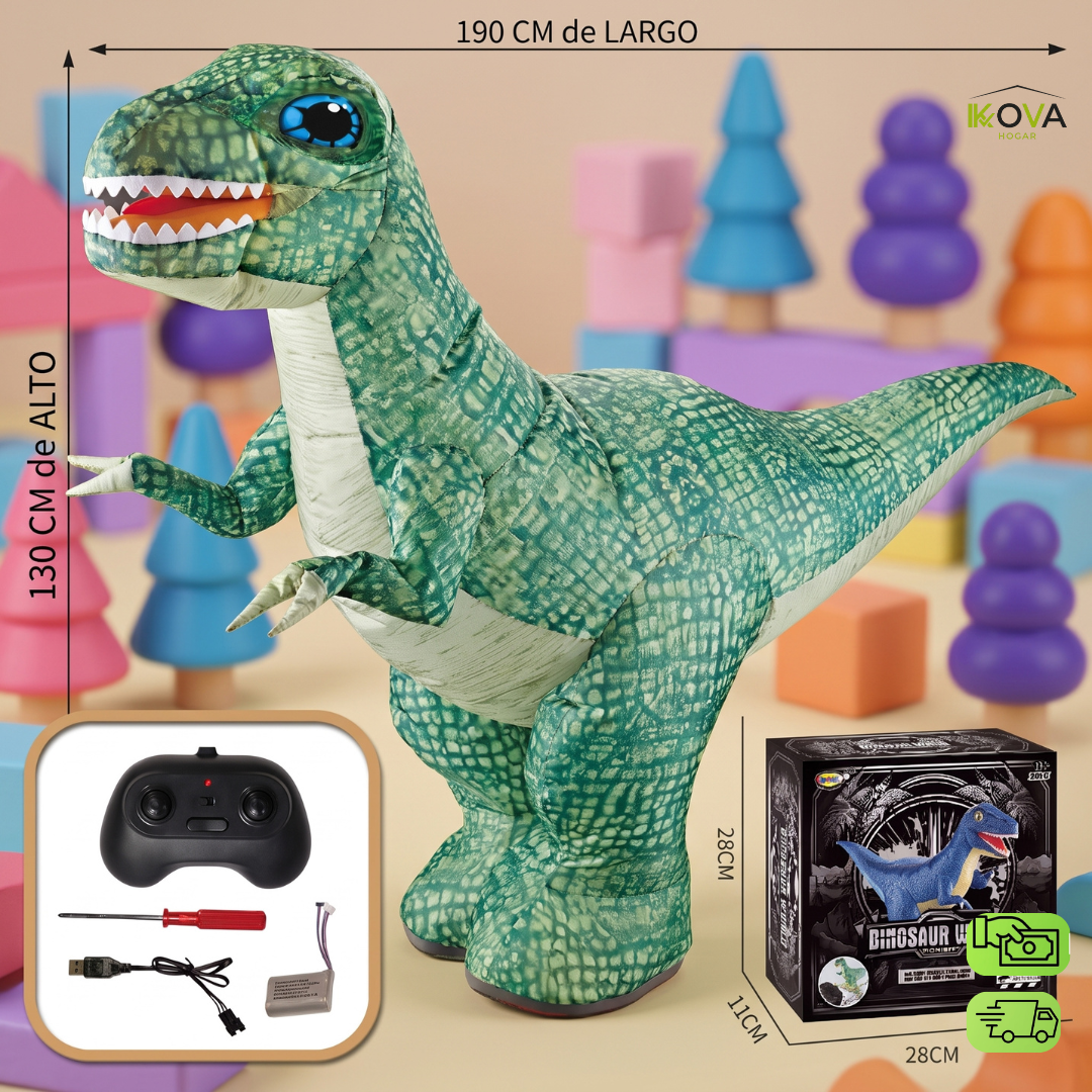 MegaRoar™ Dinosaurio Inflable Gigante Portátil A Control Remoto