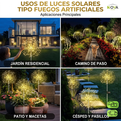 FireworkGlow™2x1 Luces Solares Para Jardín
