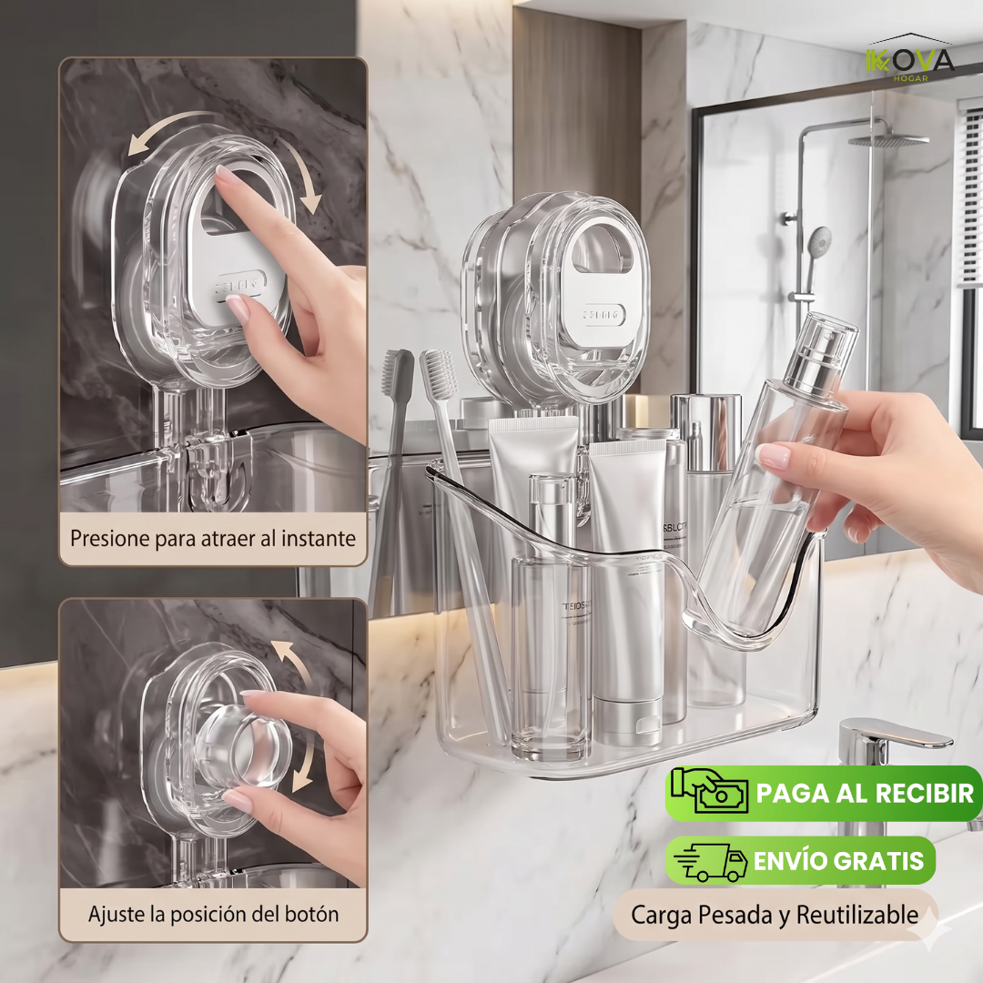 RentSafe Cavity™ Canastilla adhesiva multiuso sin taladrar