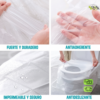 SafeSeat™ Pack x50 Protector Desechable De Inodoro