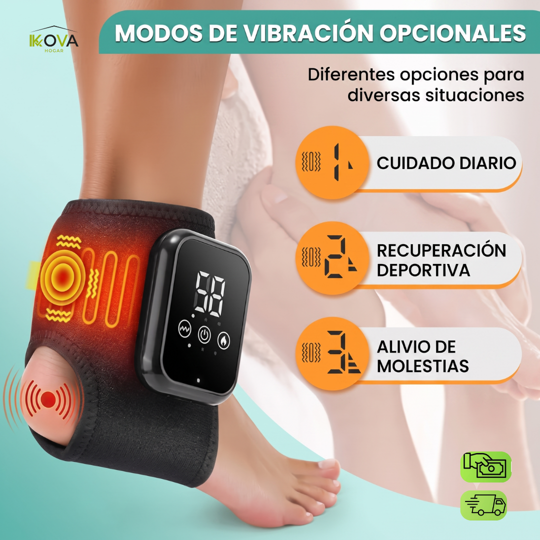 AnkleRelief™ Par de Masajeador Térmico Para Tobillo