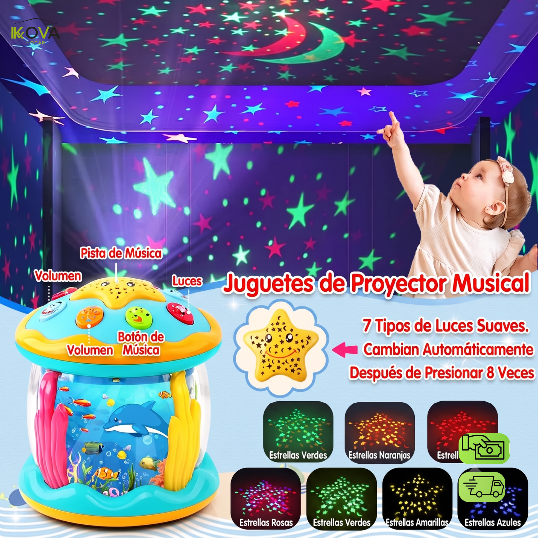 TummyTrack™ Proyector Musical Para Estimulación Temprana
