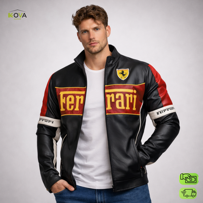 Velocity Red™ Chaqueta Ferrari Importada Premium