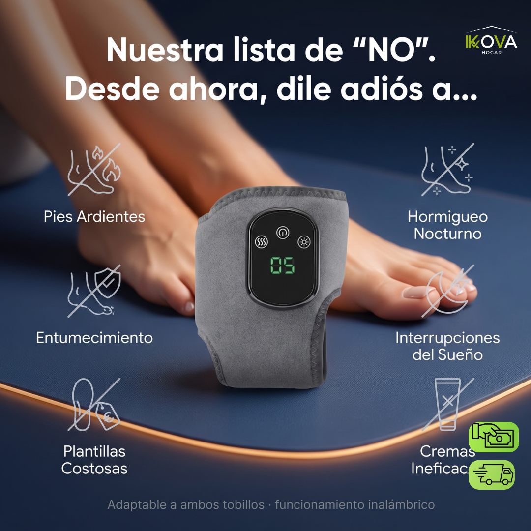 AnkleRelief™ Par de Masajeador Térmico Para Tobillo
