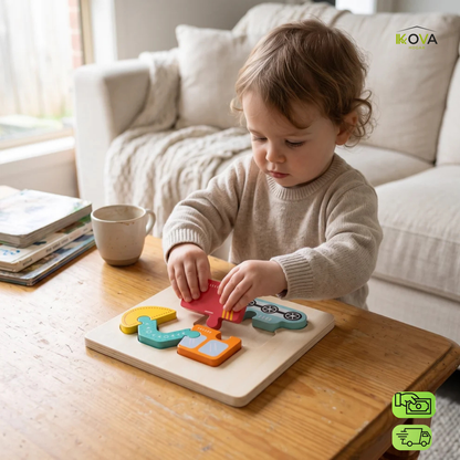 MindCraft Kids™ 2x1 Juguete De Madera Para Pensar