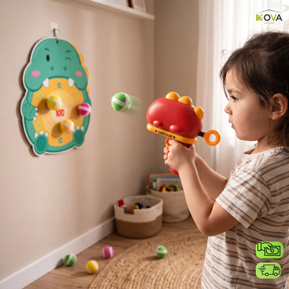 DinoDart™Juego Interactivo De Tiro Para la Familia