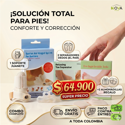 SoleRelief™ Combo Tres En Uno Para Pies