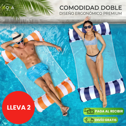 FactoryChill Pack™ 2 Hamacas Inflables Calidad Premium